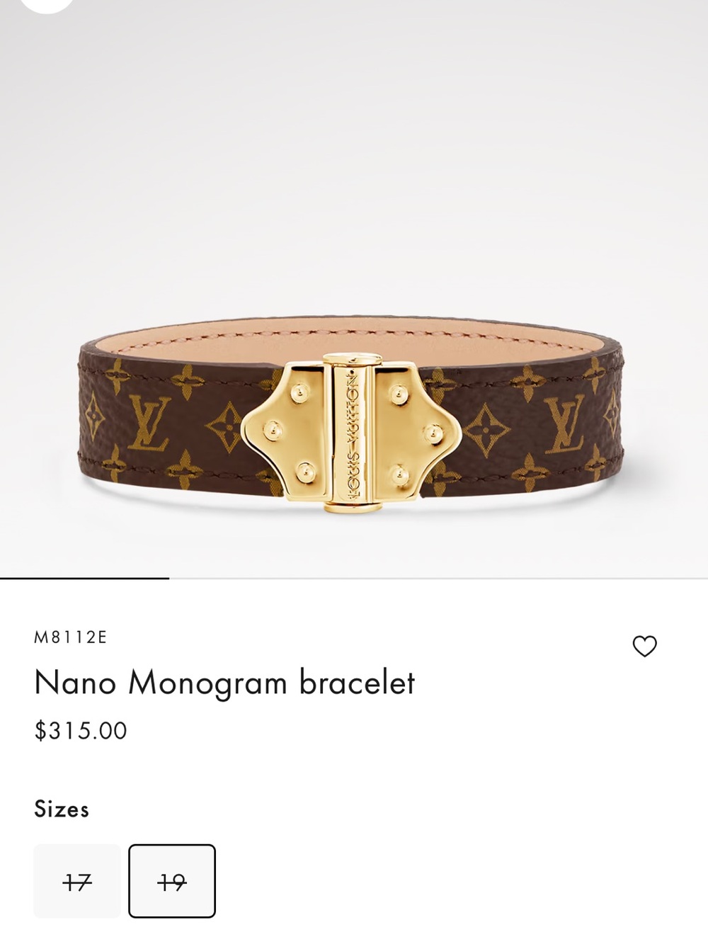 Louis Vuitton Nano Monogram Leather Bracelet - Picture 6 of 7